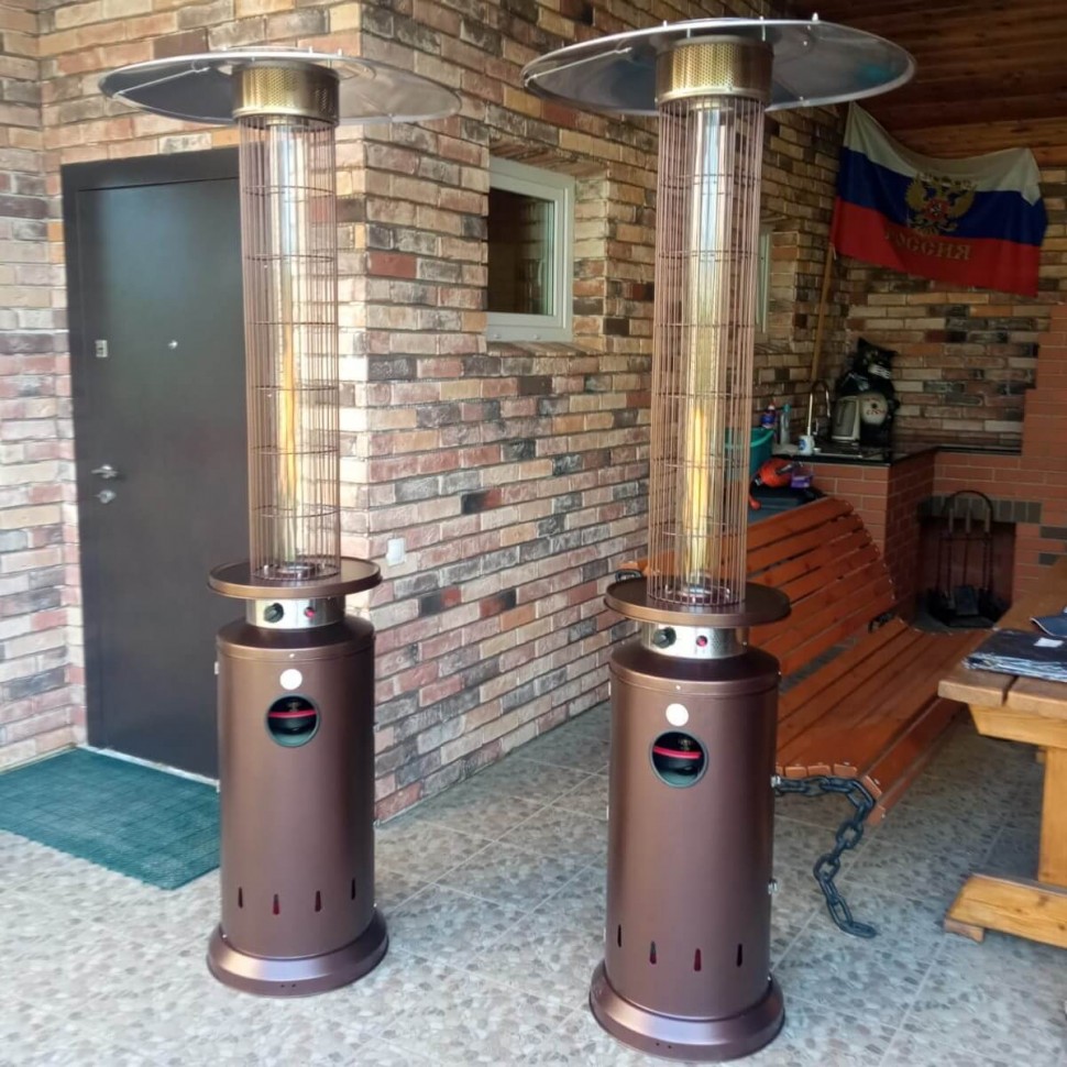 Уличный газовый обогреватель WWT 13D Brown