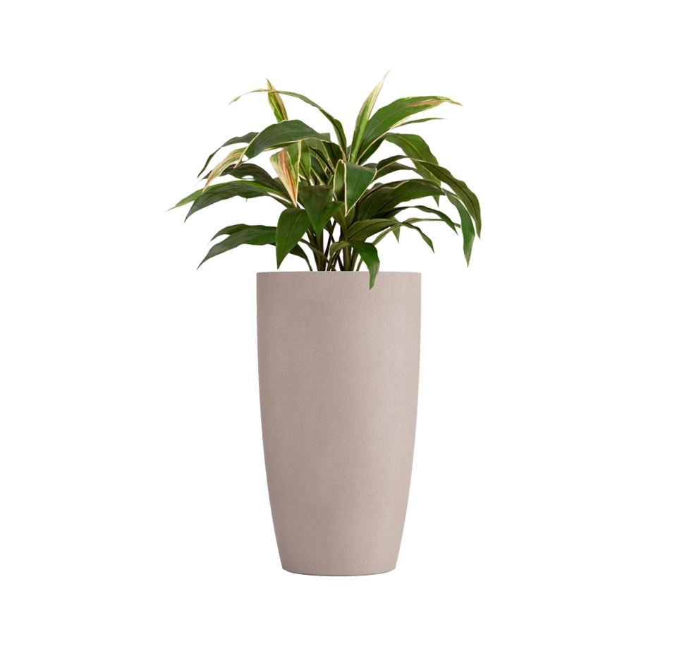Кашпо CONCRETIKA CONUS COCOA D50H90