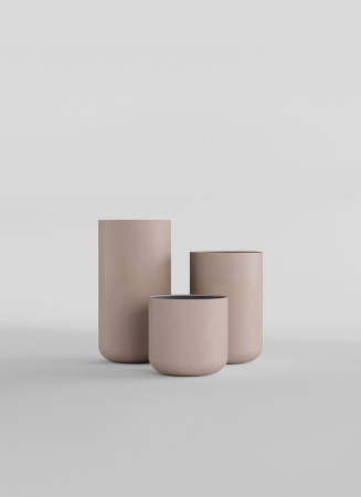 Кашпо CONCRETIKA TOPPER COCOA D40H40