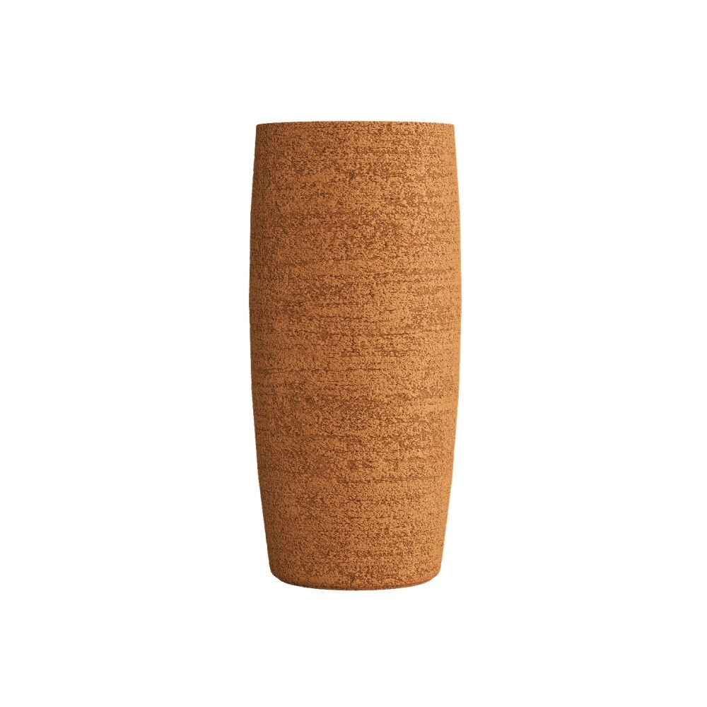 Кашпо CONCRETIKA CIGAR EROSIA OCHRE D43H92