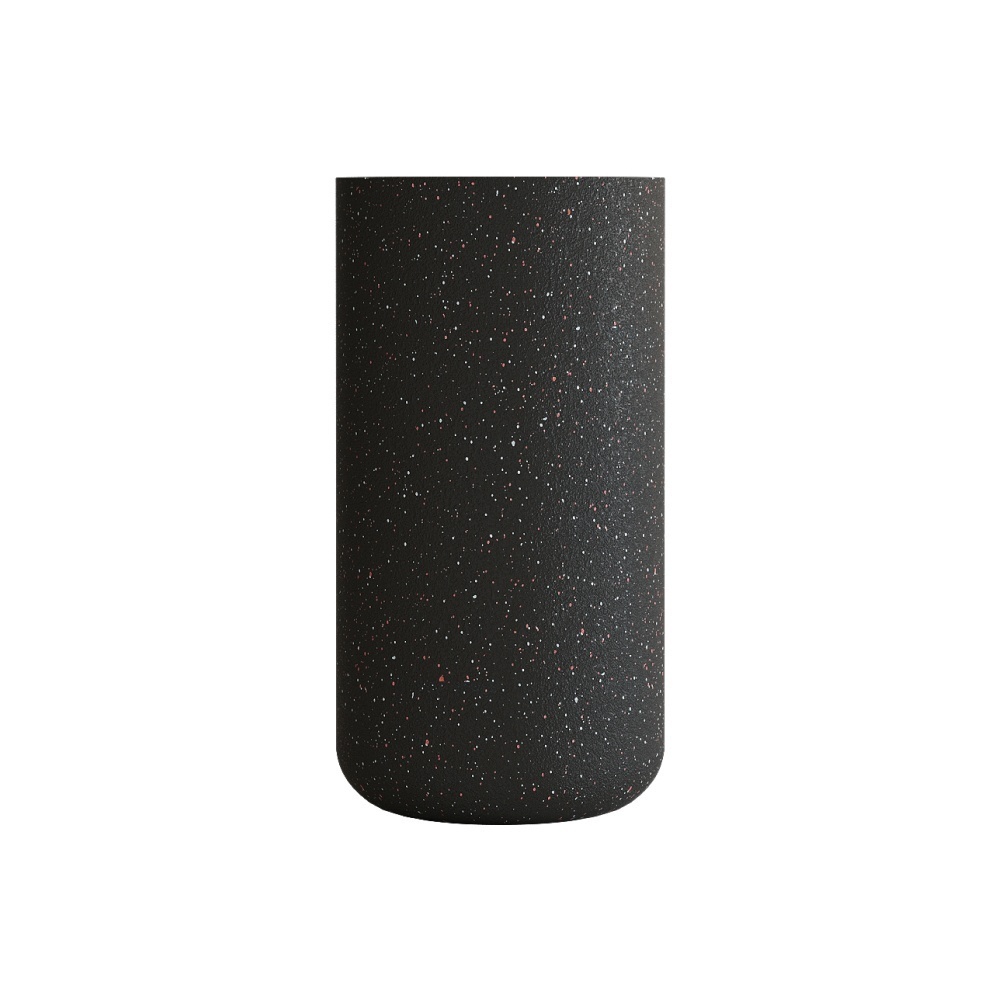 Кашпо CONCRETIKA TOPPER EGG BLACK D40H90