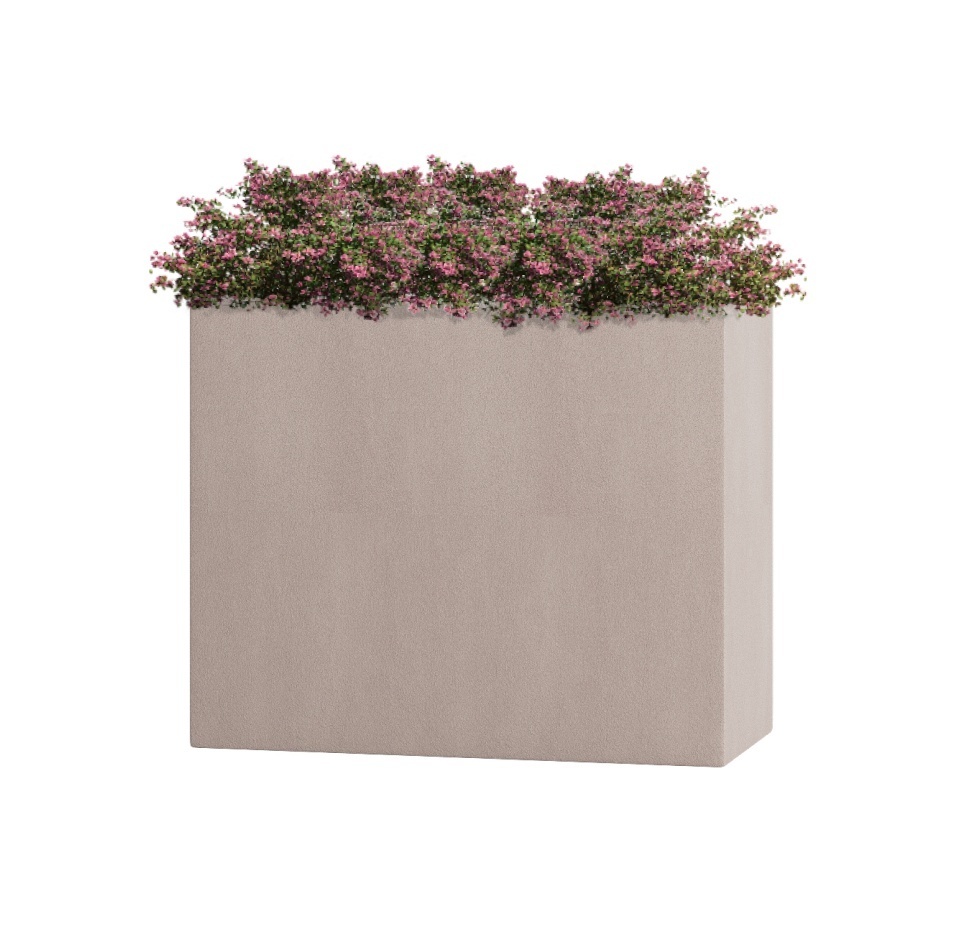 Кашпо CONCRETIKA DIVIDER COCOA 60x30x50