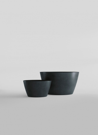 Кашпо CONCRETIKA BOWL ANTHRACITE D80H45