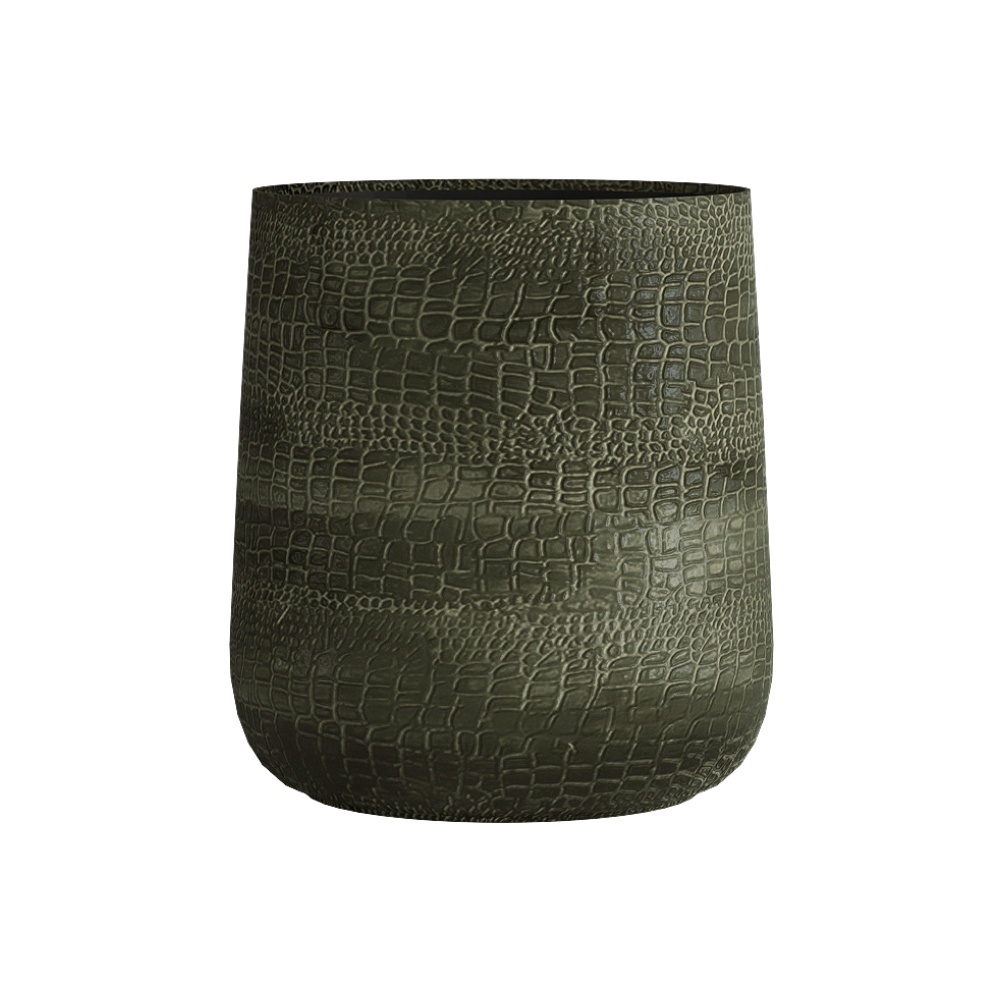 Кашпо CONCRETIKA CONE CAYMAN GREEN D50H54