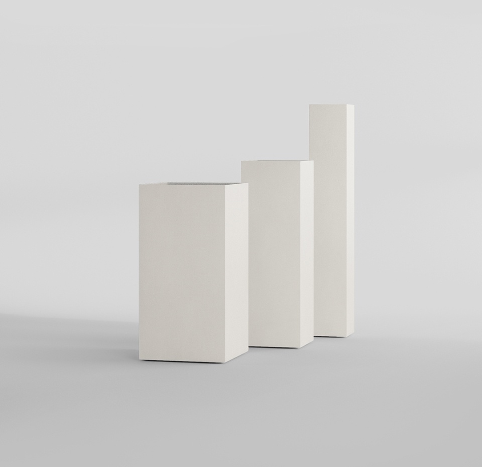 Кашпо CONCRETIKA COLONNA SANTORINI 20x20x120