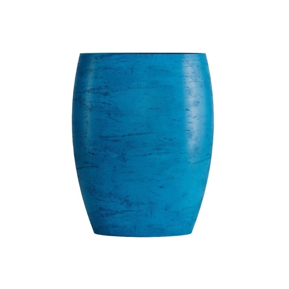 Кашпо CONCRETIKA OVAL COBALT BLUE D60H88