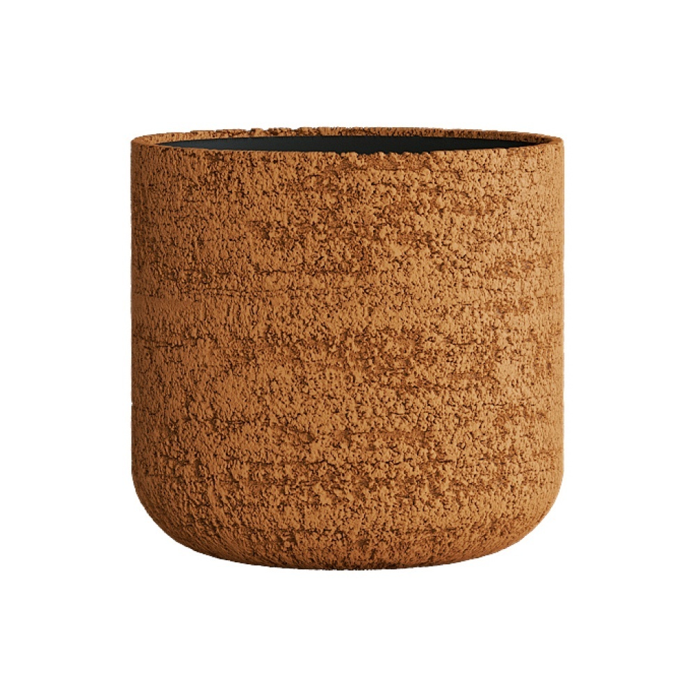 Кашпо CONCRETIKA TOPPER EROSIA OCHRE D40H40