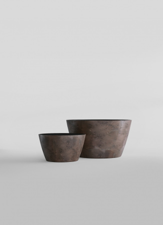 Кашпо CONCRETIKA BOWL TAUPE CONCRETE D65H36
