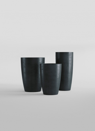 Кашпо CONCRETIKA CONUS ANTHRACITE D39H60