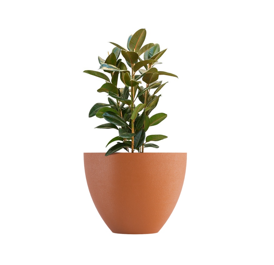 Кашпо CONCRETIKA UPON CARROT D85H75