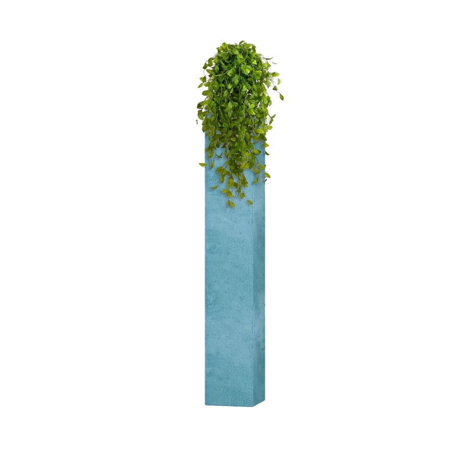 Кашпо CONCRETIKA COLONNA BLUE SKY 20x20x120