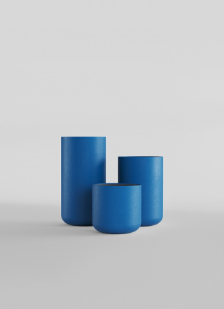 Кашпо CONCRETIKA TOPPER DARK BLUE D40H40