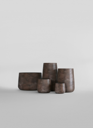 Кашпо CONCRETIKA CONE TAUPE CONCRETE D36H75