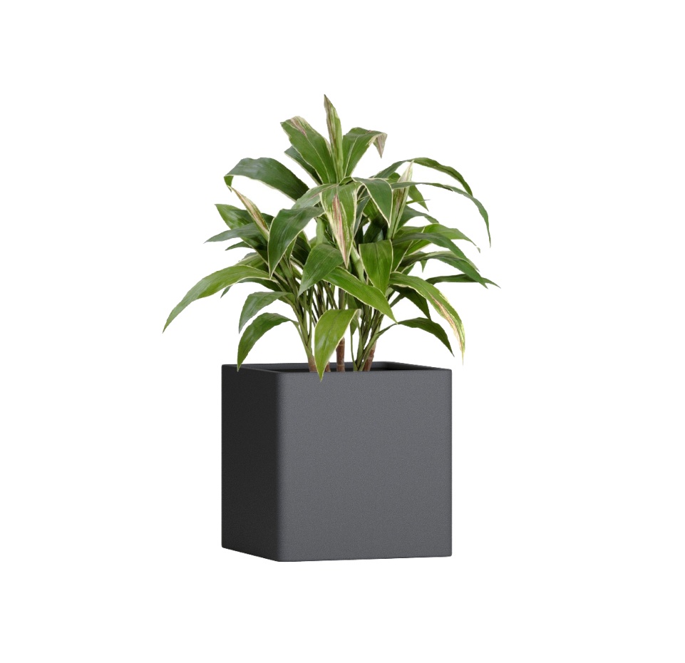 Кашпо CONCRETIKA QUADRO MARENGO 30x30x30