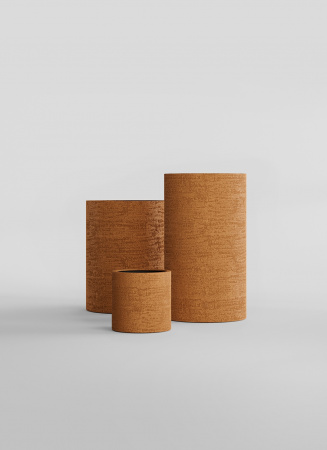 Кашпо CONCRETIKA CYLINDER EROSIA OCHRE D30H60