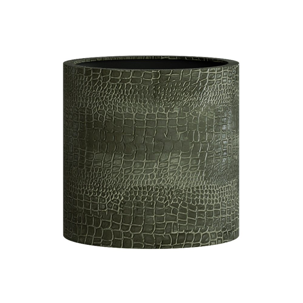 Кашпо CONCRETIKA CYLINDER CAYMAN GREEN D30H30
