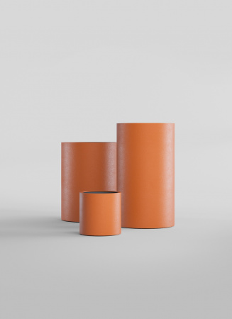 Кашпо CONCRETIKA CYLINDER CARROT D25H25
