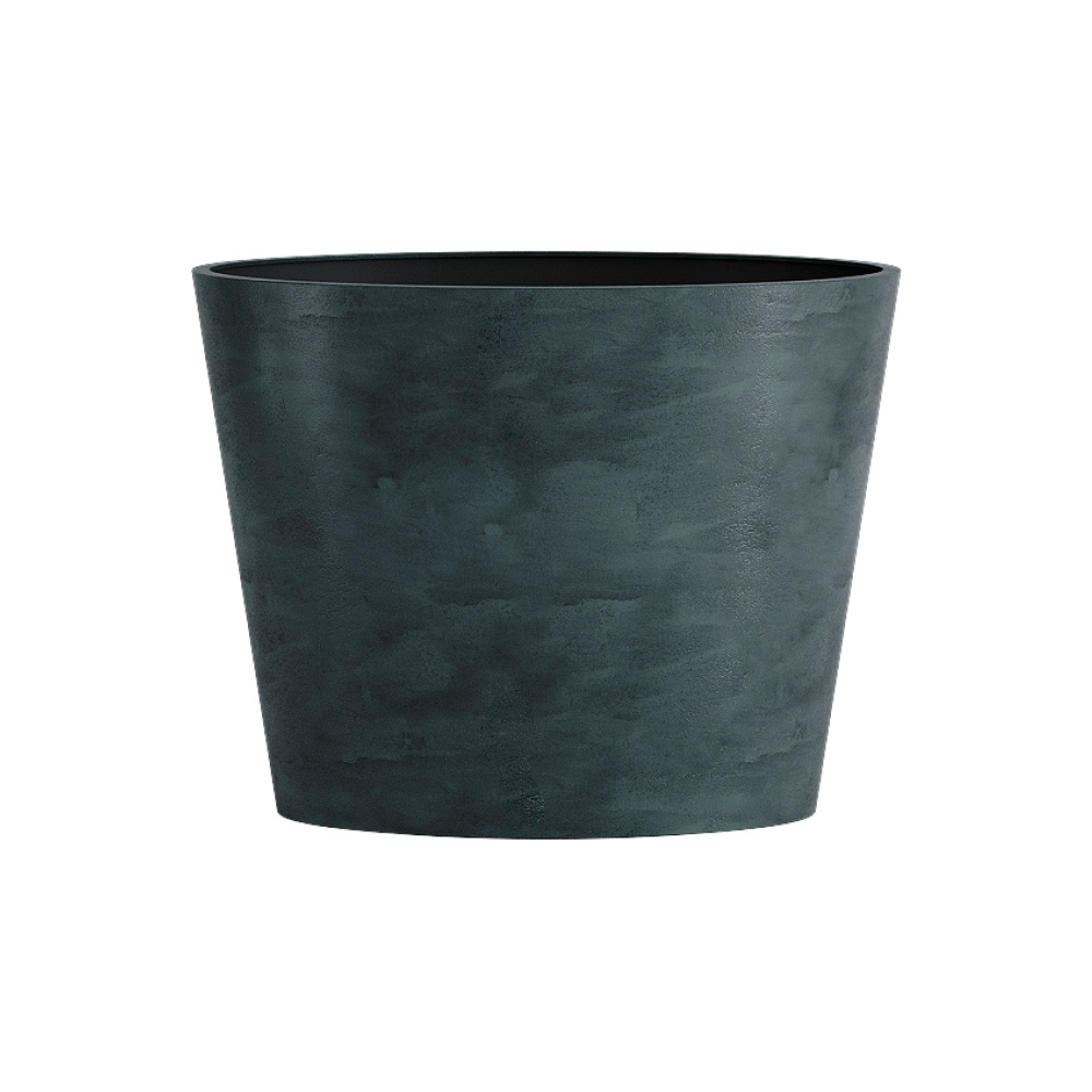 Кашпо CONCRETIKA CRATER OCEAN GREEN D20H16