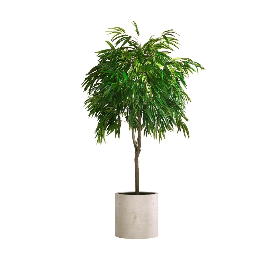 Кашпо CONCRETIKA CYLINDER CONCRETE WHITE D45H45
