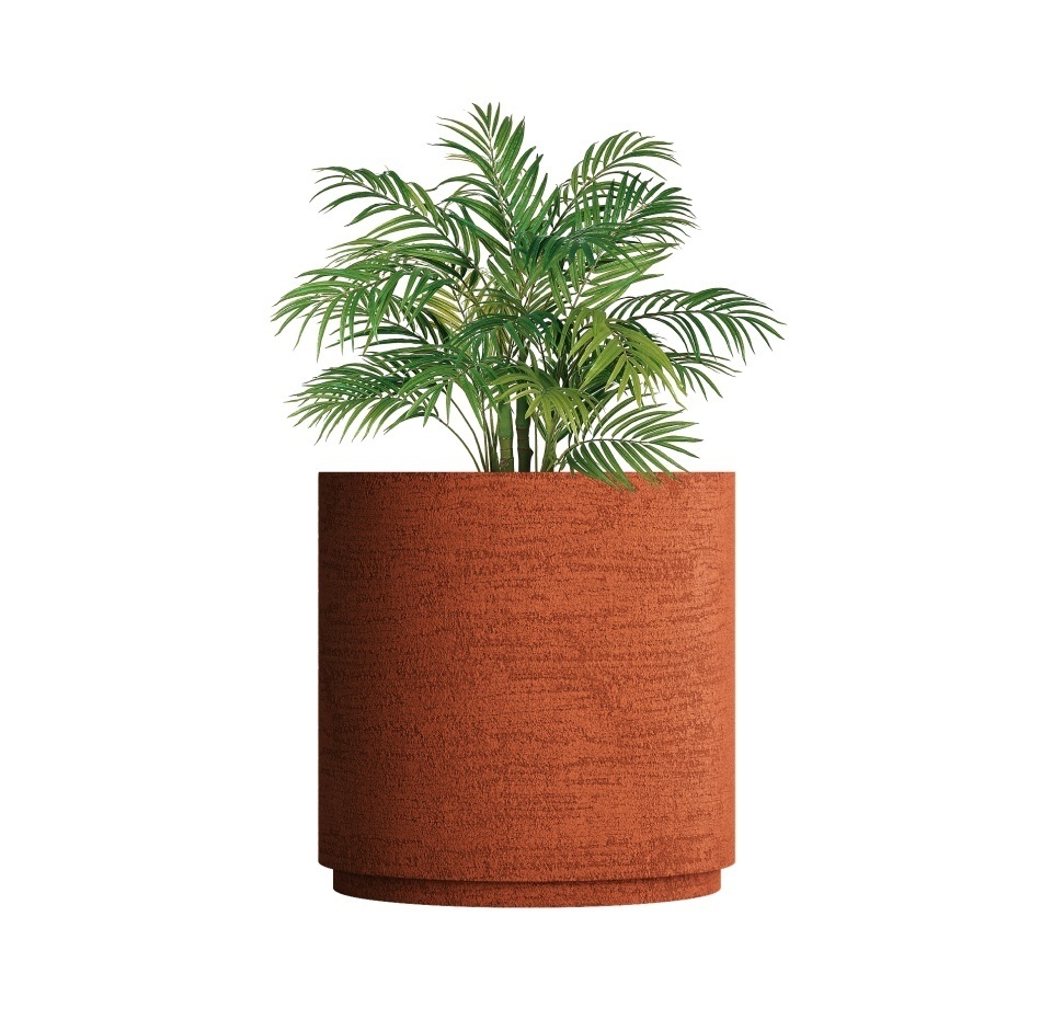 Кашпо CONCRETIKA CYLINDER XL EROSIA CORAL D120H120