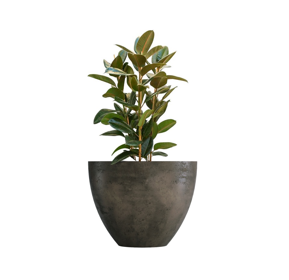 Кашпо CONCRETIKA UPON BREZENT GREY D85H75