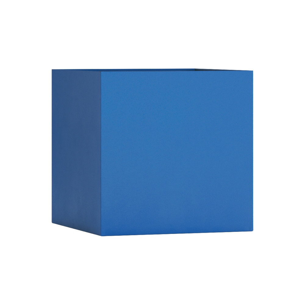 Кашпо CONCRETIKA CUBE DARK BLUE 80x80x80