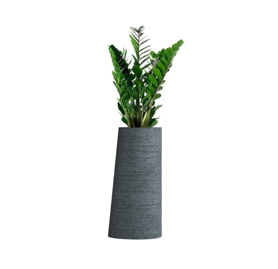 Кашпо CONCRETIKA DUET EROSIA GREY D41H104