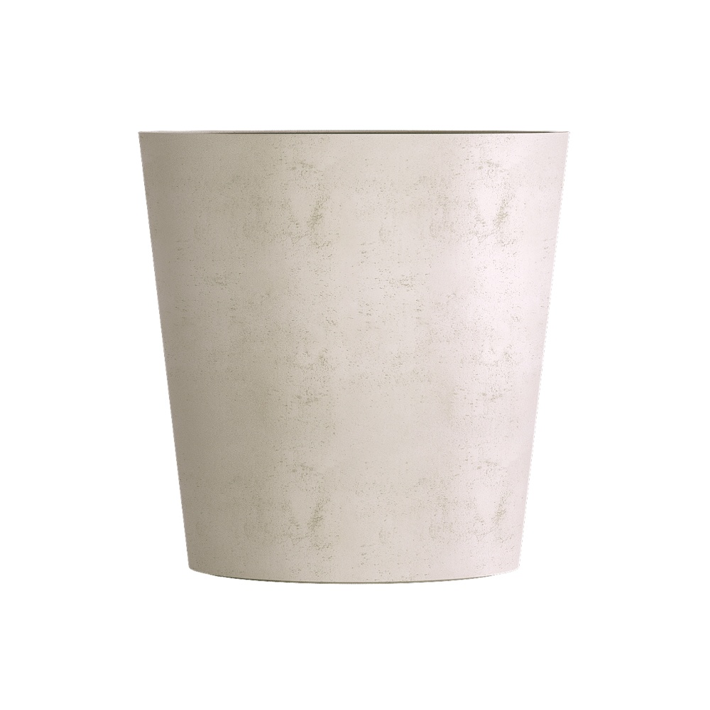 Кашпо CONCRETIKA CRATER CONCRETE WHITE D50H75