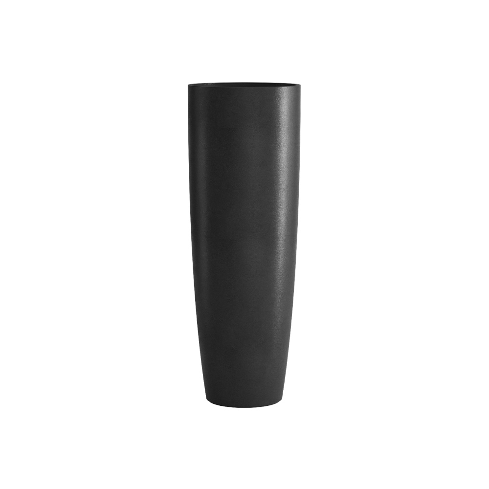 Кашпо CONCRETIKA CONUS NERO D60H170