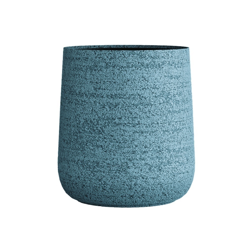 Кашпо CONCRETIKA CONE EROSIA BLUE D50H54