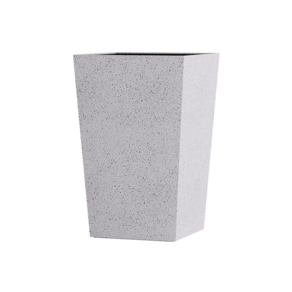 Кашпо CONCRETIKA CONIC EGG WHITE 30x30x50
