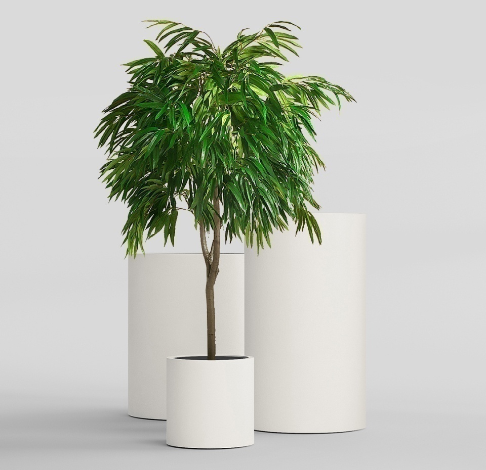 Кашпо CONCRETIKA CYLINDER SANTORINI D25H25