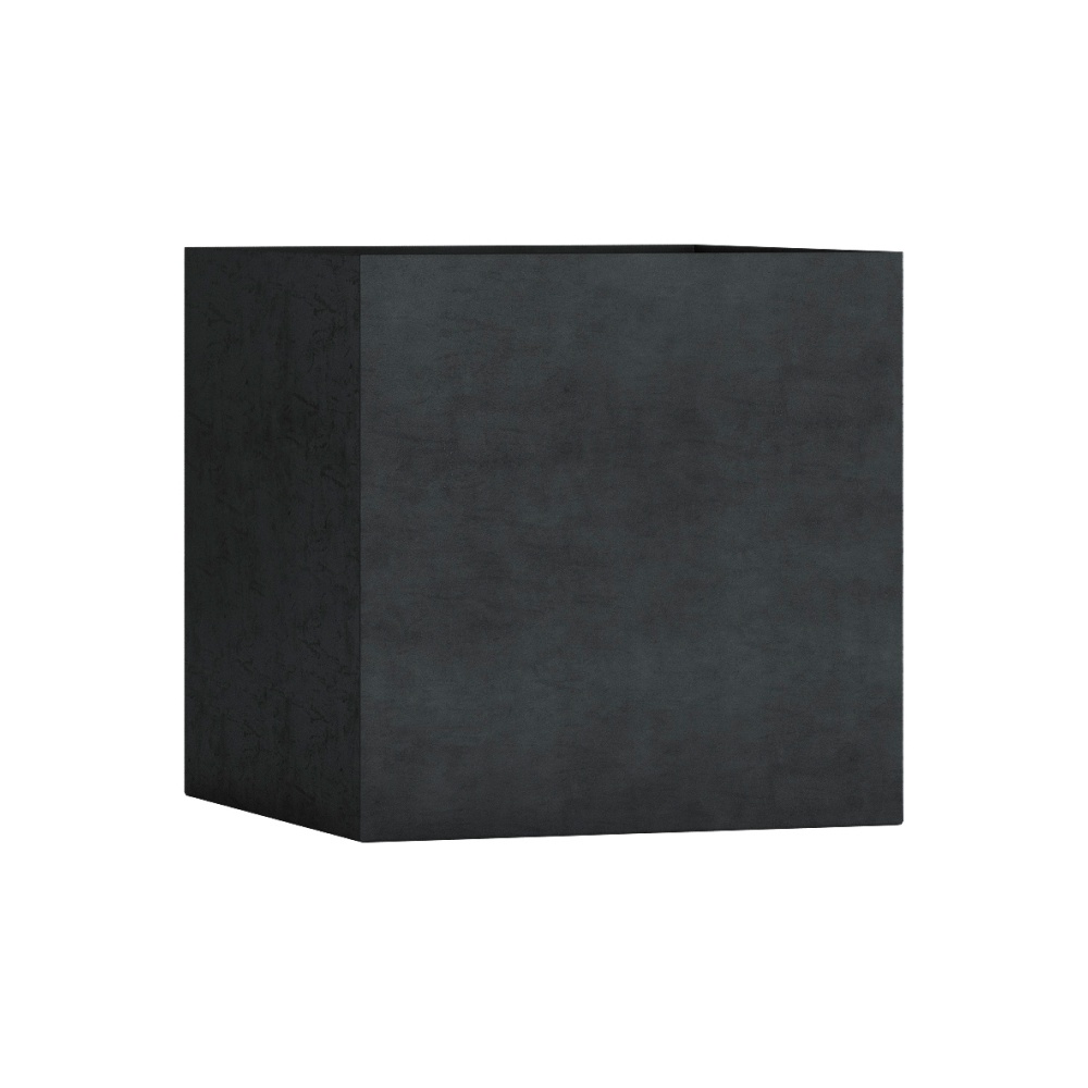 Кашпо CONCRETIKA CUBE ANTHRACITE 90x90x90