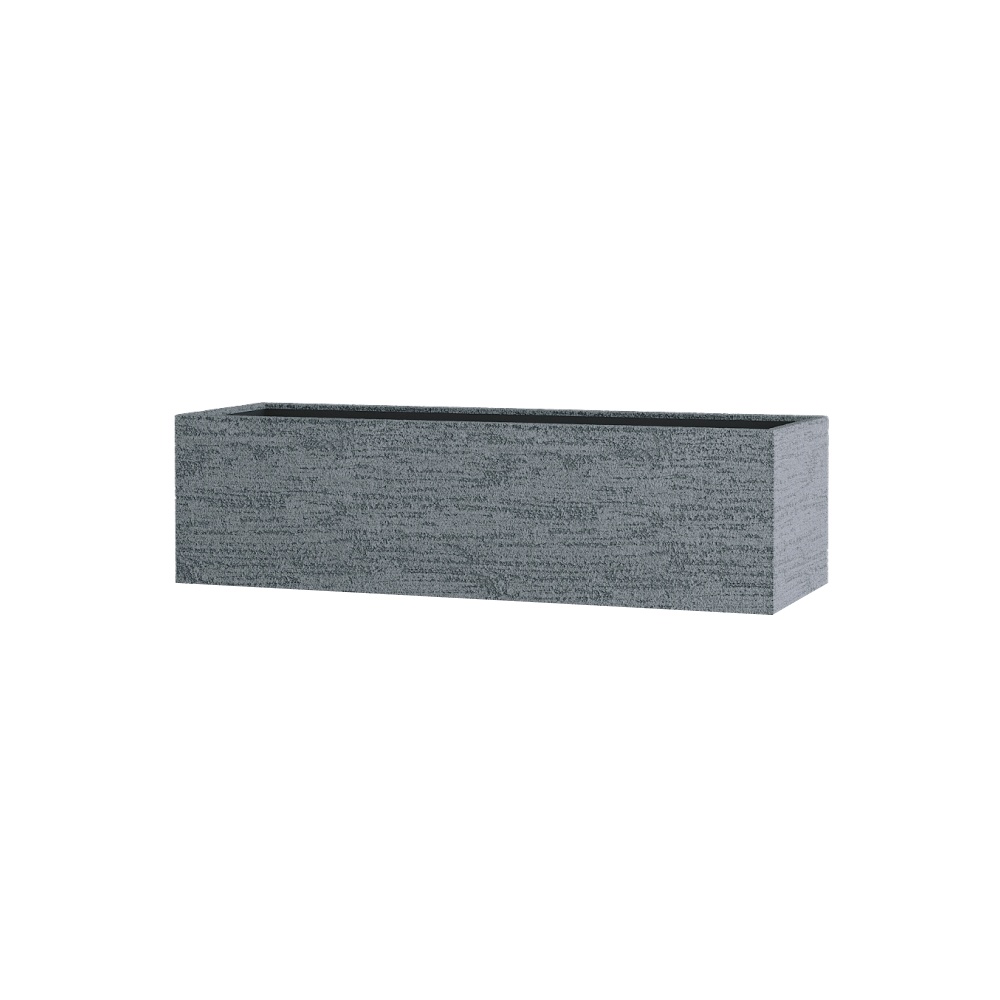 Кашпо CONCRETIKA BALCONY EROSIA GREY 80x20x20