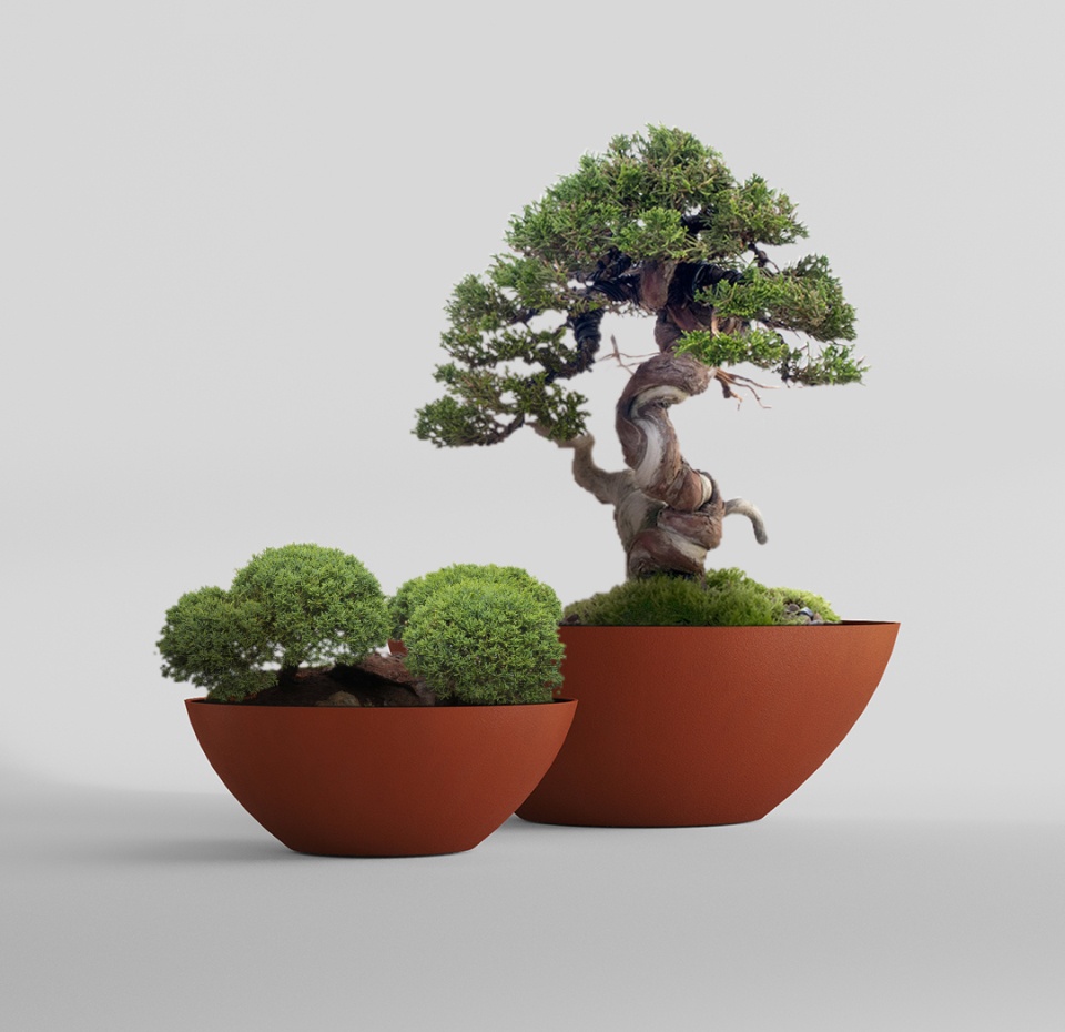 Кашпо CONCRETIKA BONSAY TERRACOTTA D50H19