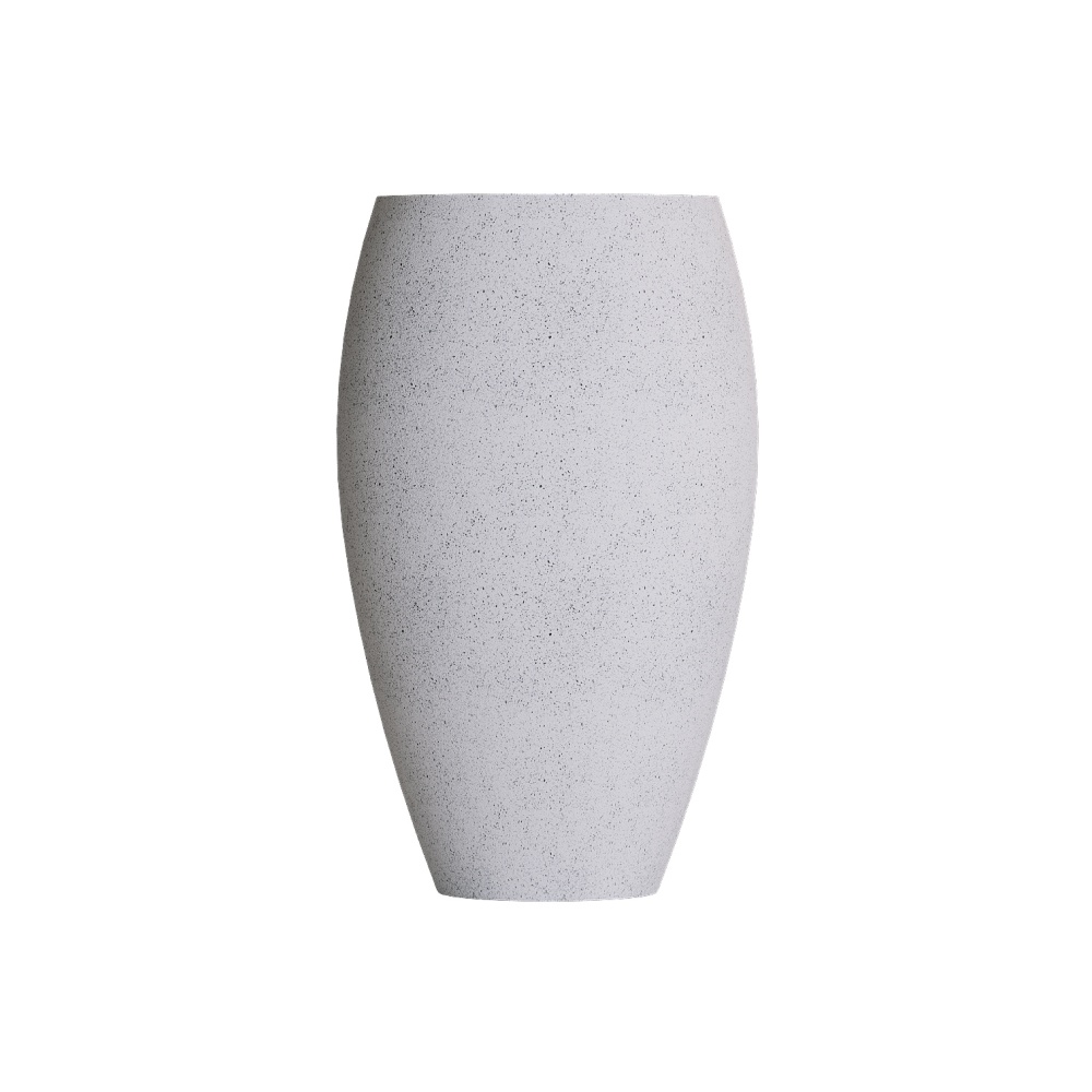 Кашпо CONCRETIKA OVAL EGG WHITE D41H82