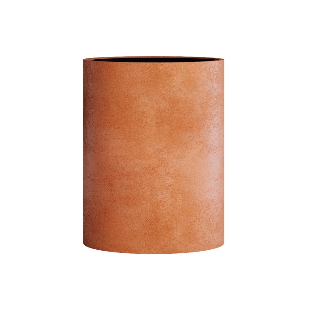 Кашпо CONCRETIKA CYLINDER RED CLAY D50H65
