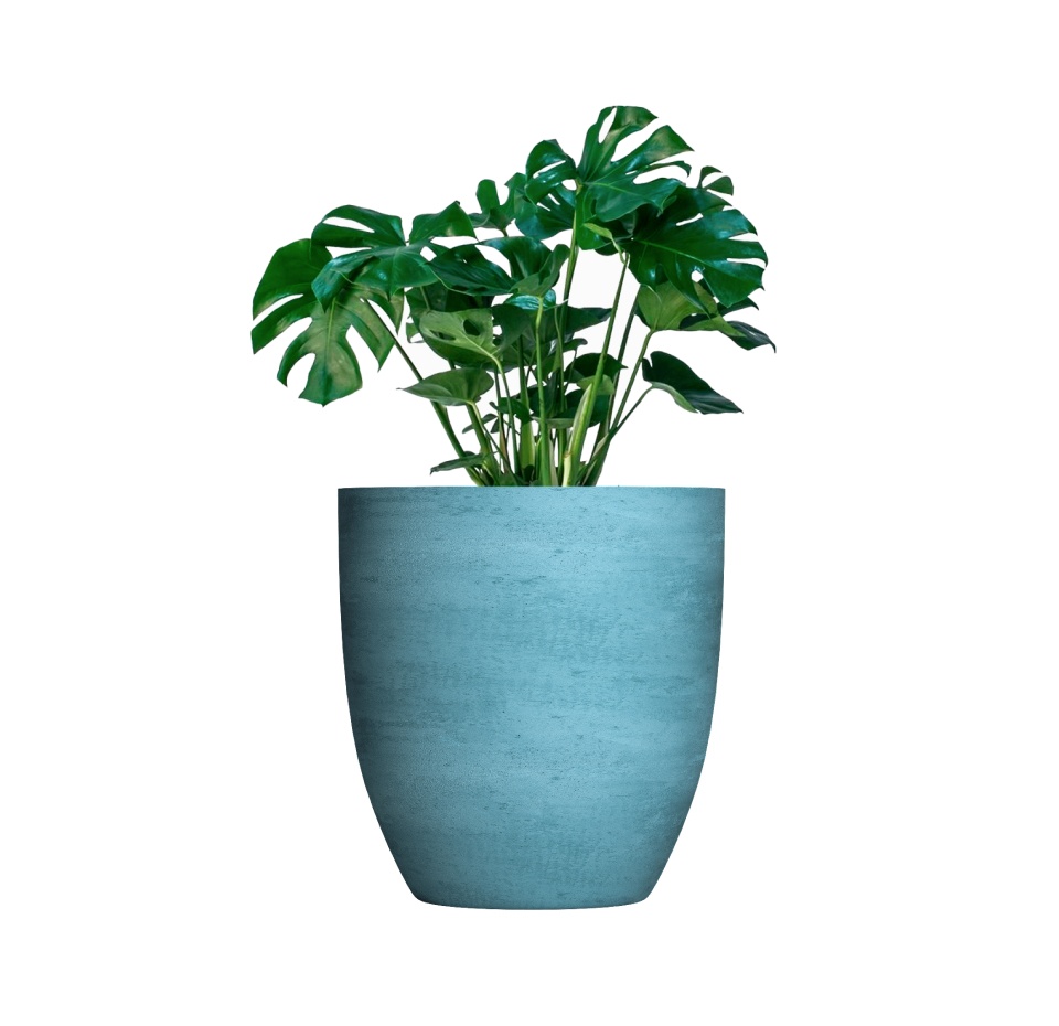 Кашпо CONCRETIKA VASE 3 BLUE SKY D75H82