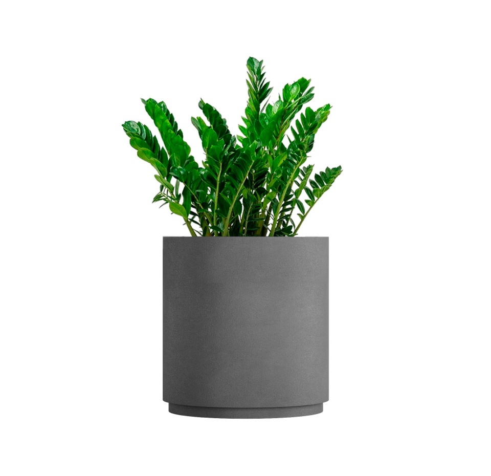 Кашпо CONCRETIKA CYLINDER XL LONDON GREY D70H80