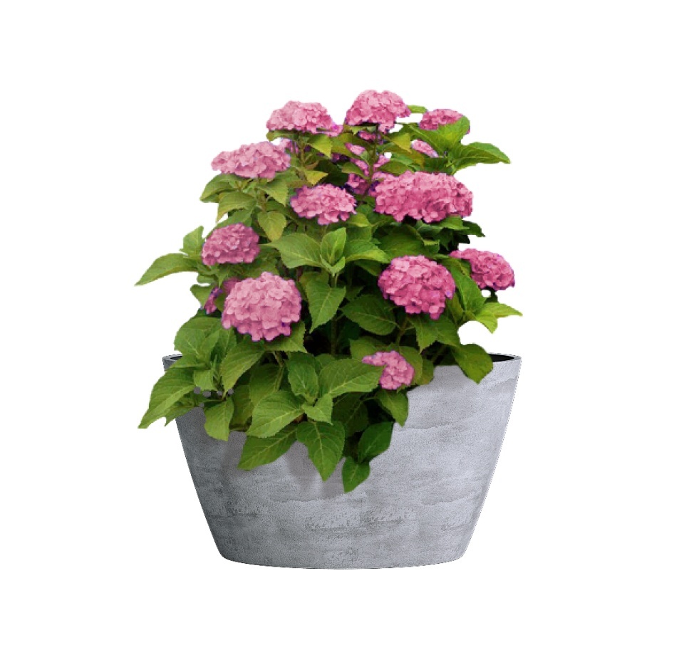 Кашпо CONCRETIKA BOWL CONCRETE GREY LIGHT D52H29