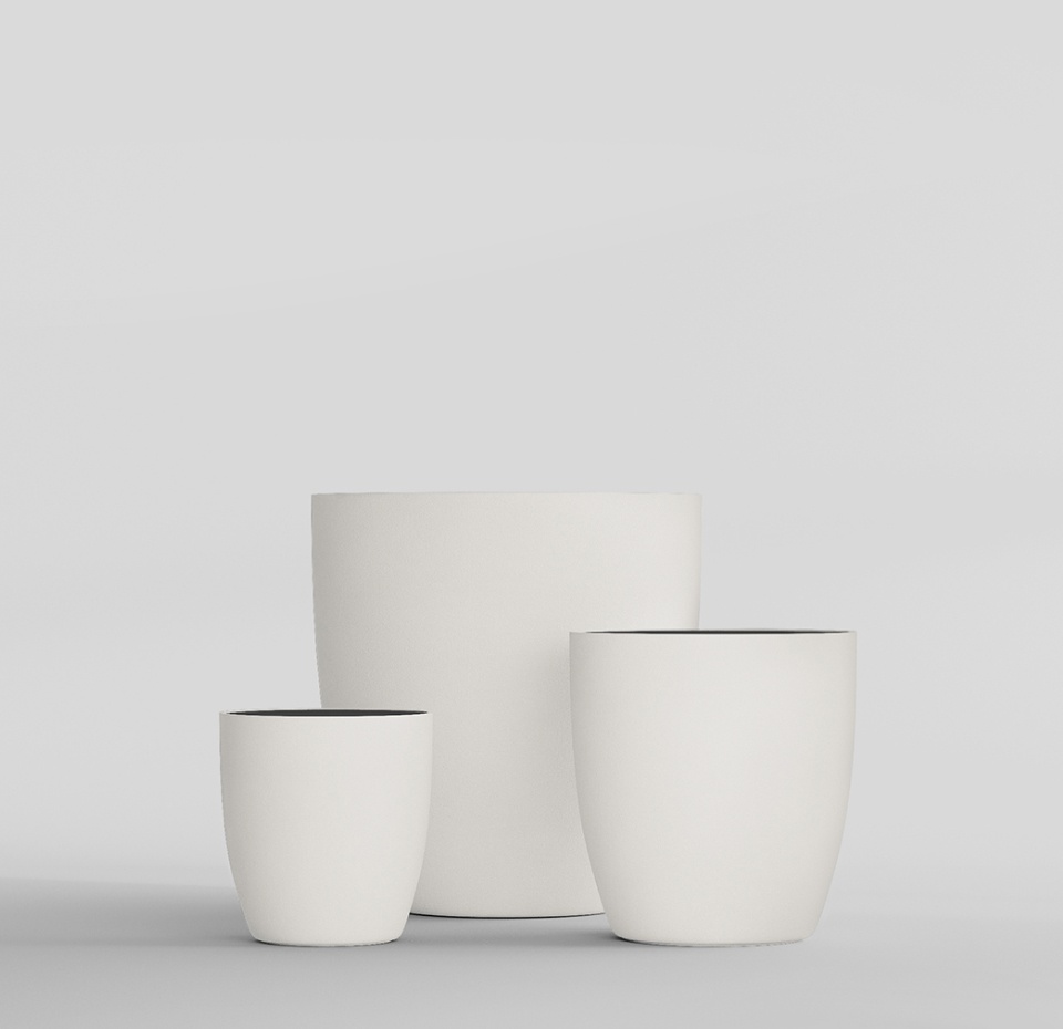 Кашпо CONCRETIKA VASE 3 SANTORINI D30H32