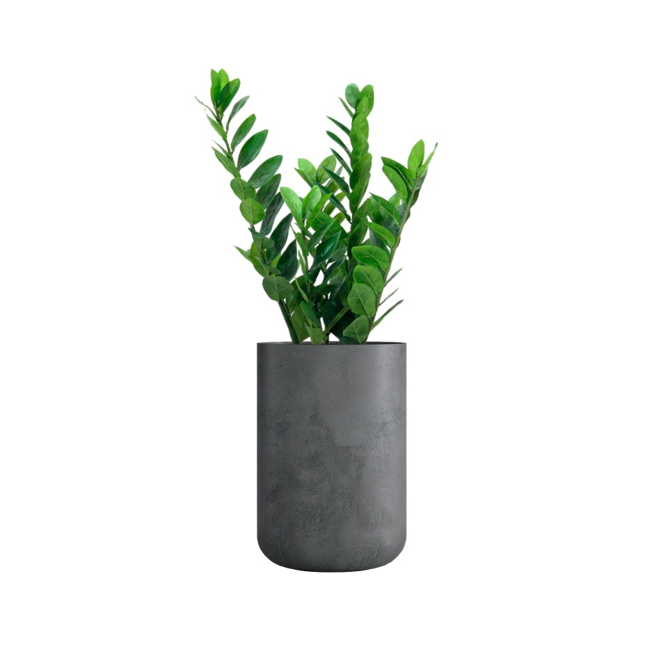 Кашпо CONCRETIKA TOPPER SMOKEY BLUE D40H60