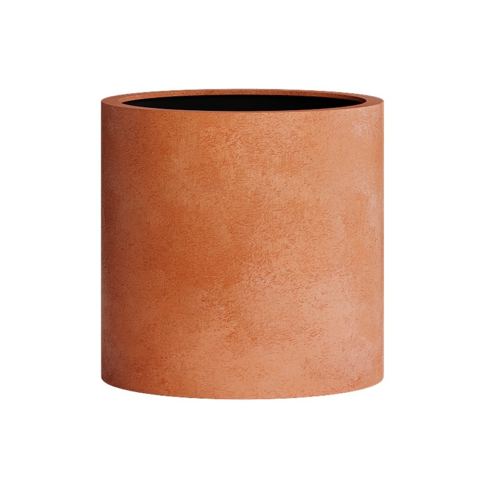 Кашпо CONCRETIKA CYLINDER RED CLAY D45H45