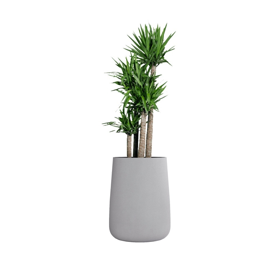 Кашпо CONCRETIKA CONE SHALE D38H60
