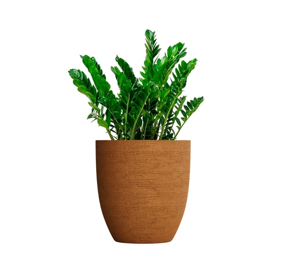 Кашпо CONCRETIKA VASE 3 EROSIA OCHRE D60H65