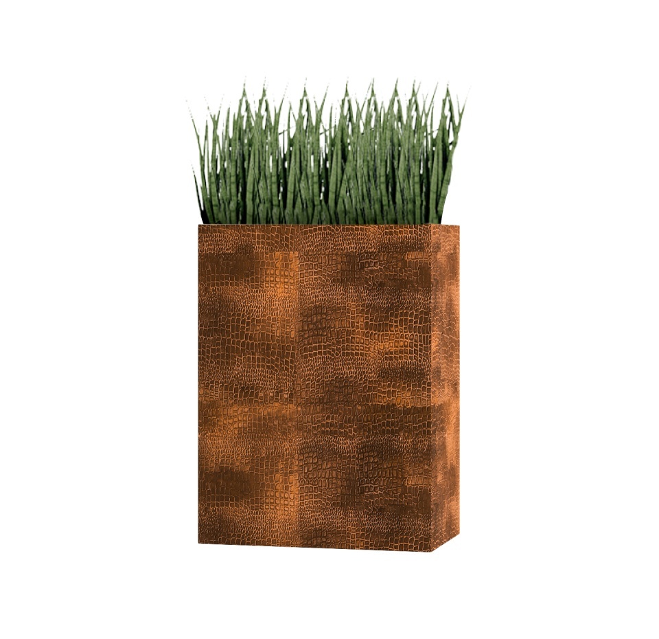 Кашпо CONCRETIKA DIVIDER CAYMAN BROWN 60x35x80
