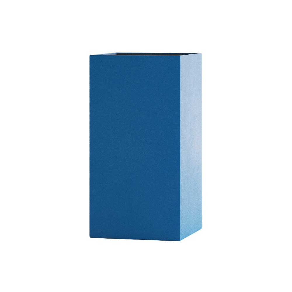 Кашпо CONCRETIKA COLONNA DARK BLUE 40x40x80