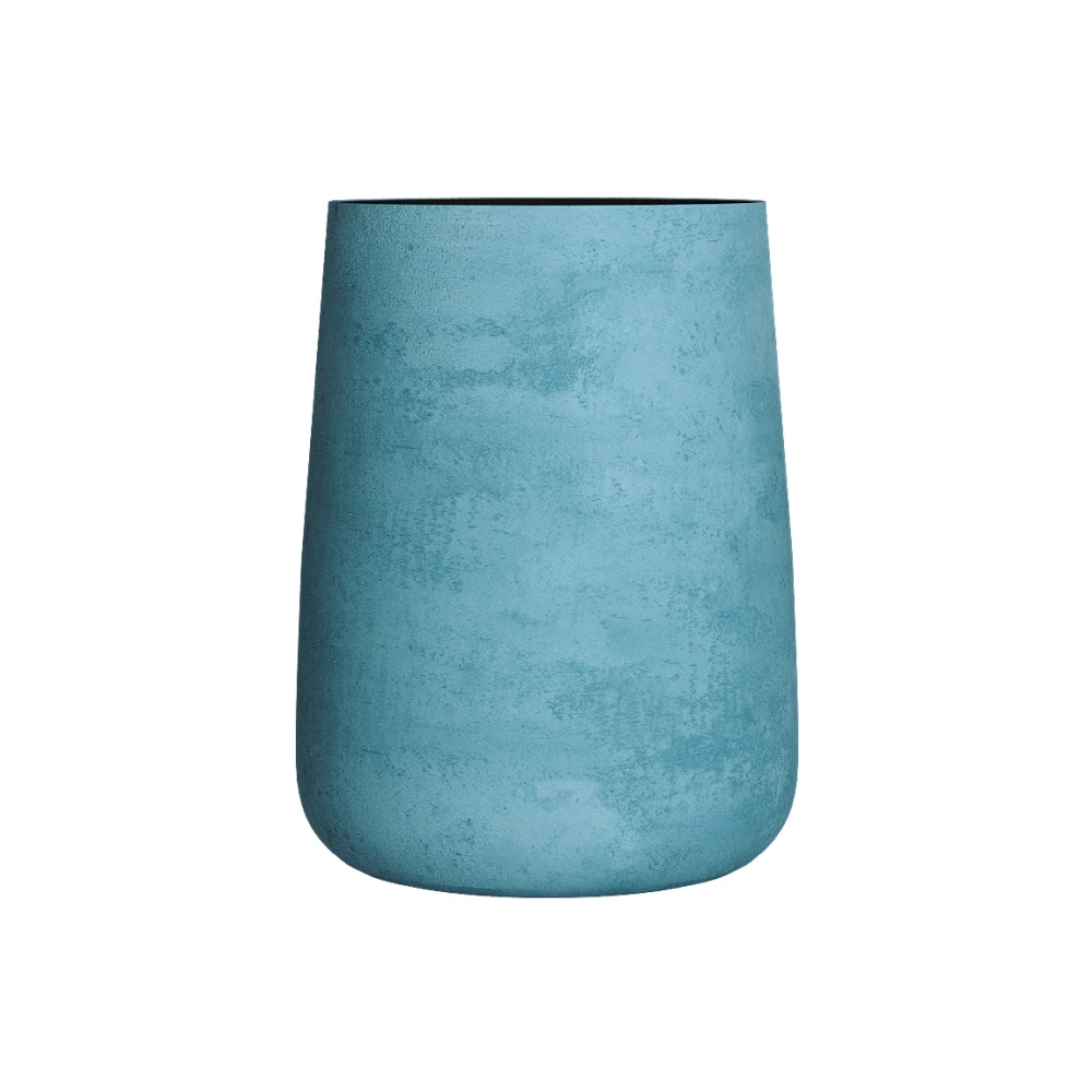 Кашпо CONCRETIKA CONE BLUE SKY D38H60