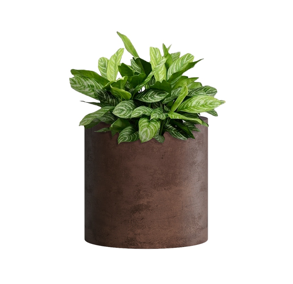 Кашпо CONCRETIKA CYLINDER COFFEE D30H30