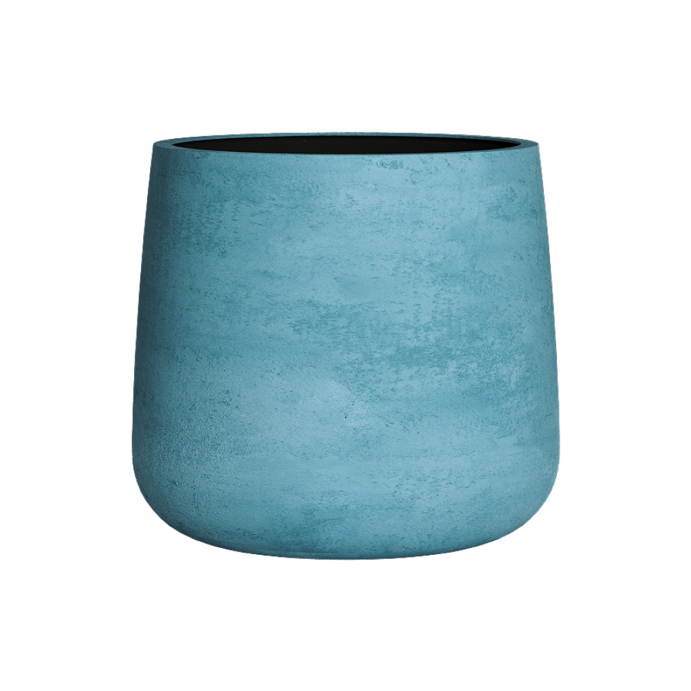Кашпо CONCRETIKA CONE BLUE SKY D32H36